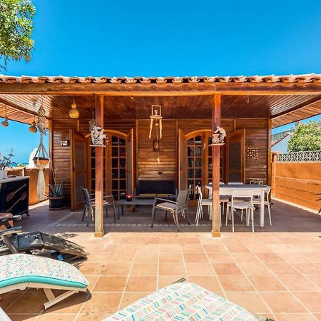 Camping Cabin - Private Solarium & Pool - Bbq San Bartolomé Exterior photo